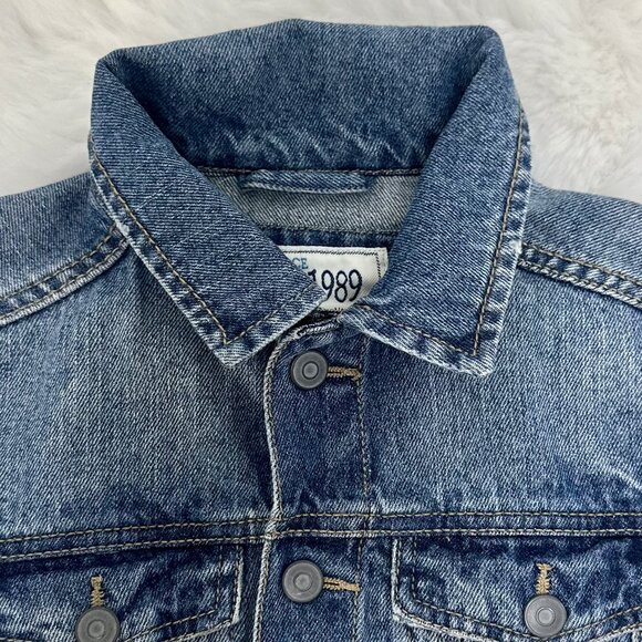 The Children’s Place Boys Blue Denim Jacket - Picture 2 of 11